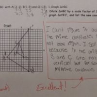 I wish all my students would write me notes like this